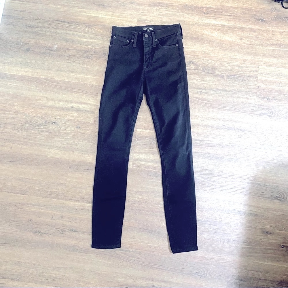 J.Crew 10” high-rise black skinny jean in signature stretch